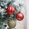 Charming Set of 35 Red and Gold Color Ornament Baubles, Christmas Tree Set